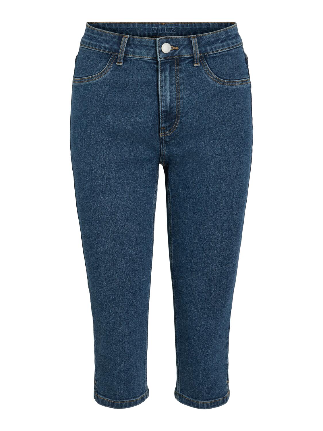 Vijeggy Capri bukser - Medium Blue Denim